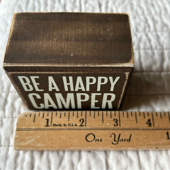 Be a Happy Camper Wooden Sign Home Decor - Picture 7 of 7
